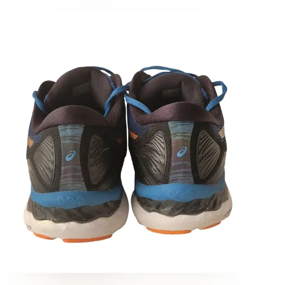 Asics Gel Nimbus 23 Reborn Orange,blue,black Running Sneakers Mens 12