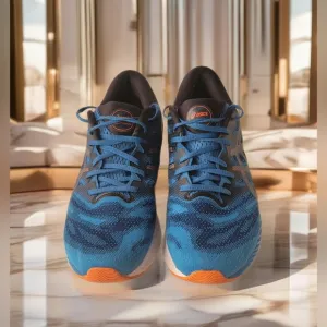 Asics Gel Nimbus 23 Reborn Orange,blue,black Running Sneakers Mens 12