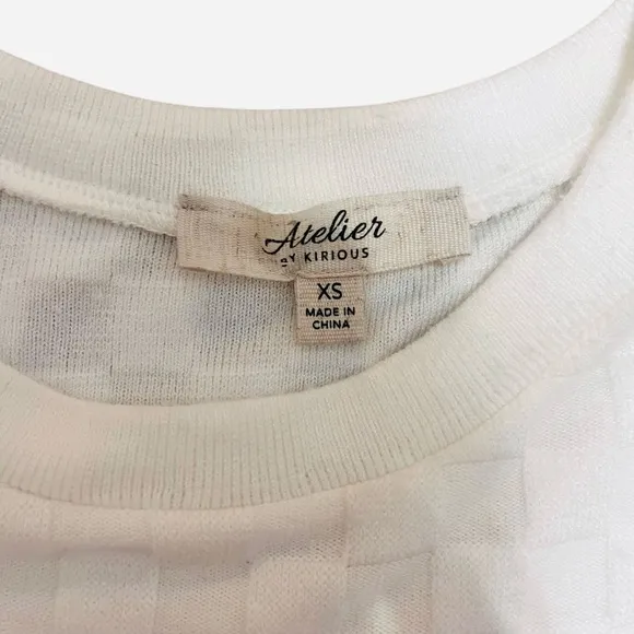 Atelier Kirious White Knit Dress