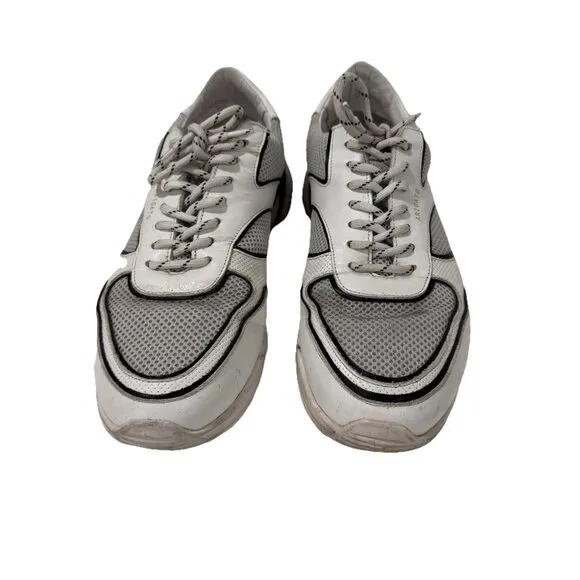 AXEL ARIGATO TECH RUNNERS Size 10 White Black
