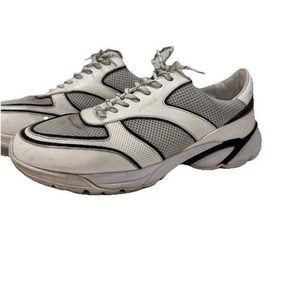 AXEL ARIGATO TECH RUNNERS Size 10 White Black