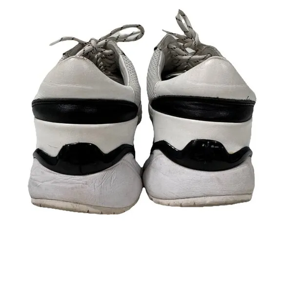 AXEL ARIGATO TECH RUNNERS Size 10 White Black