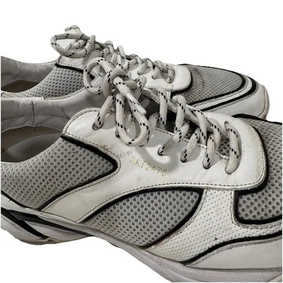 AXEL ARIGATO TECH RUNNERS Size 10 White Black