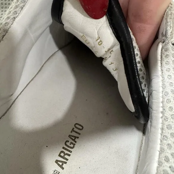 AXEL ARIGATO TECH RUNNERS Size 10 White Black