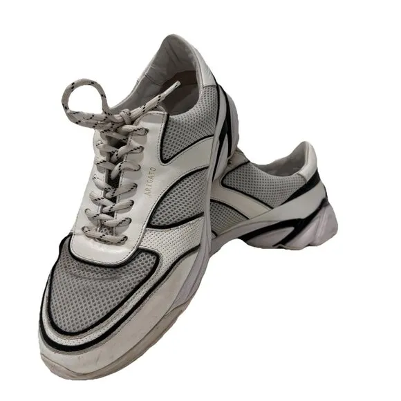 AXEL ARIGATO TECH RUNNERS Size 10 White Black
