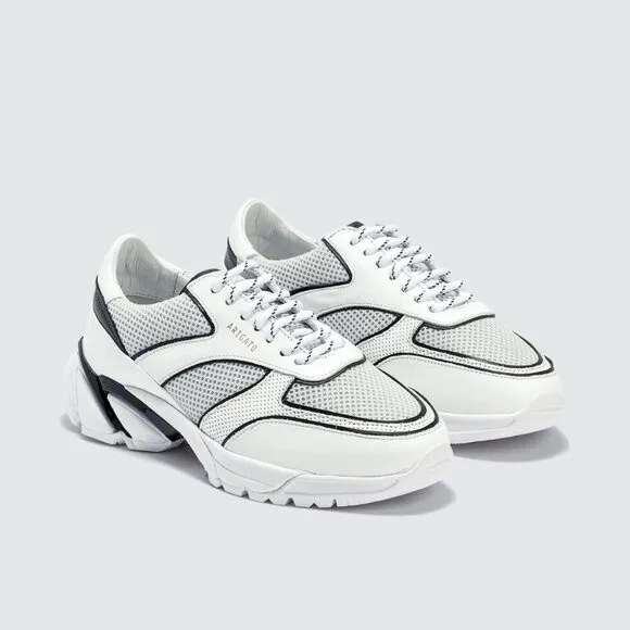 AXEL ARIGATO TECH RUNNERS Size 10 White Black