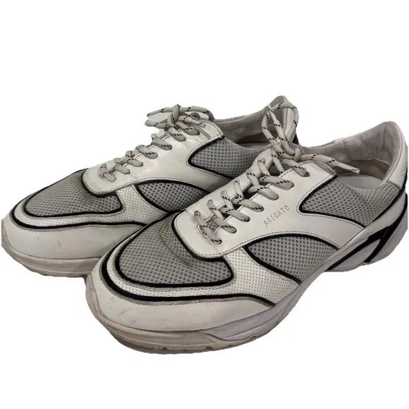 AXEL ARIGATO TECH RUNNERS Size 10 White Black