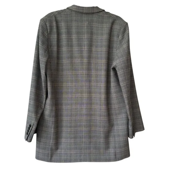 Babaton Aritzia Oversized Blazer - Size L - Oversized Fit - Plaid Check