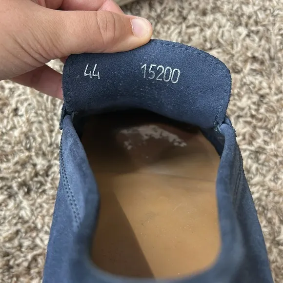 Bagai Blue Suede Slip On Loafers Sz 44 US 11