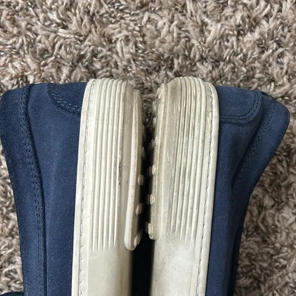 Bagai Blue Suede Slip On Loafers Sz 44 US 11