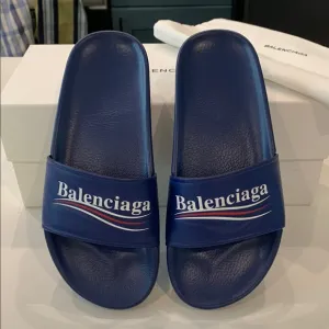 Balenciaga Blue Slides