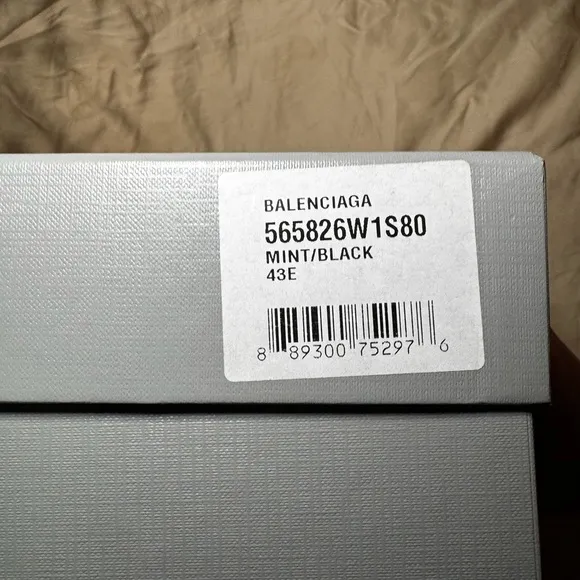 Balenciaga Mint Green Slides