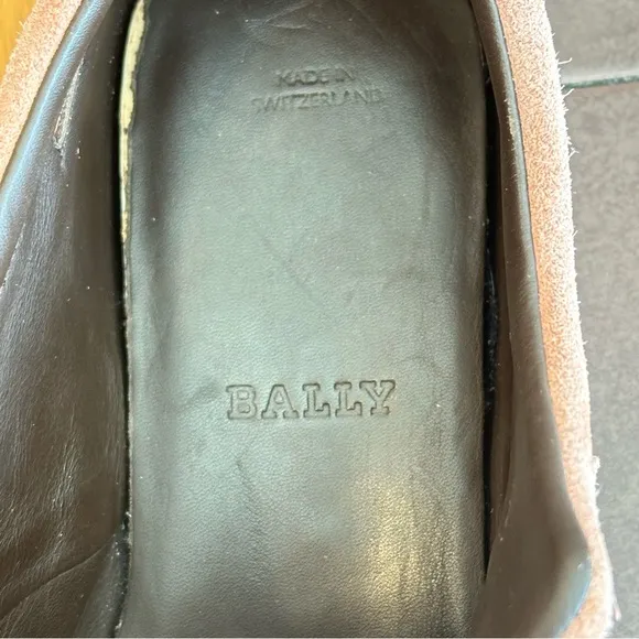 Bally Annabel Neutral Pink Leather Sneakers