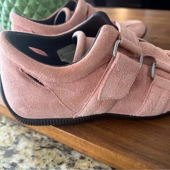 Bally Annabel Neutral Pink Leather Sneakers