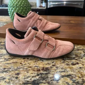 Bally Annabel Neutral Pink Leather Sneakers