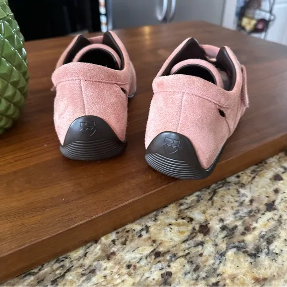 Bally Annabel Neutral Pink Leather Sneakers