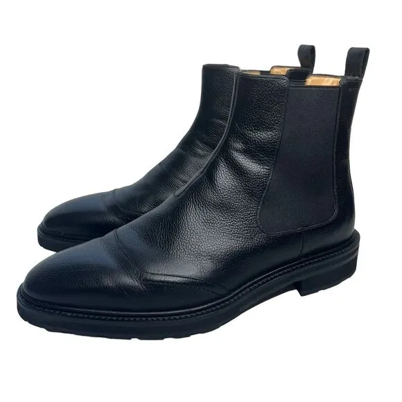 Bally Switzerland Mikelin Ankle Boots Arctic Grip Sole Size EU 7F / US 8EEE