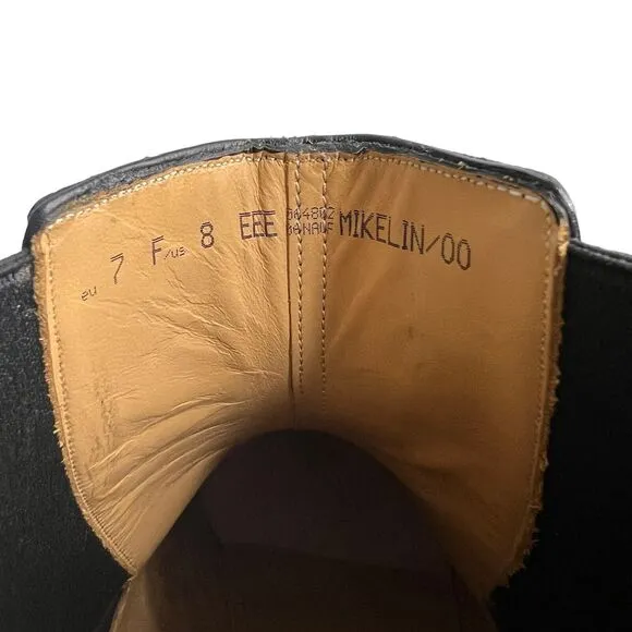 Bally Switzerland Mikelin Ankle Boots Arctic Grip Sole Size EU 7F / US 8EEE