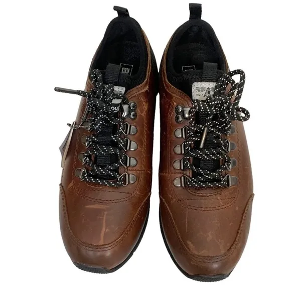 Barbour Tech Leather Sneakers Size 8 NWT