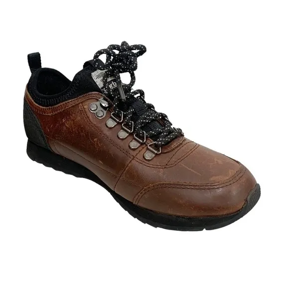 Barbour Tech Leather Sneakers Size 8 NWT