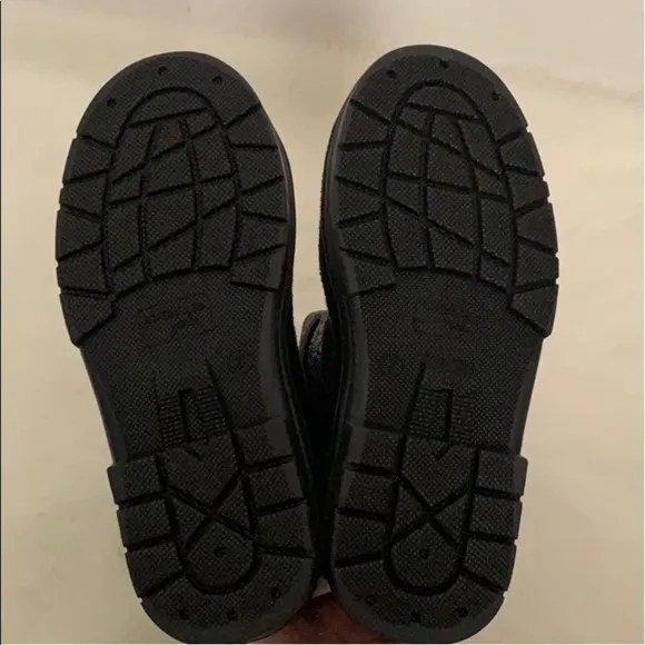Bebe Kids Microsuede Glitter Faux Fur Winter Boots