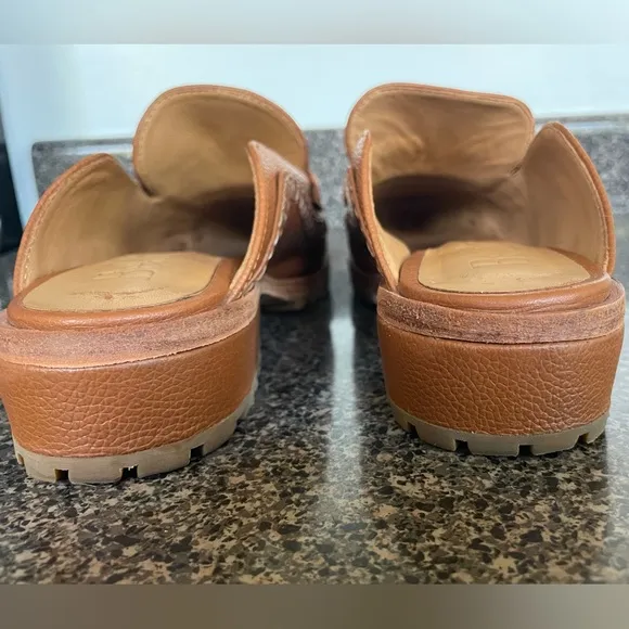 BEKLINA Loafer Mule Cocoa Size 9 ~ Look New Worn Indoors Loafers Mules