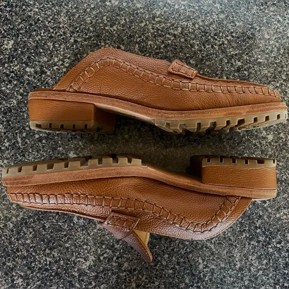 BEKLINA Loafer Mule Cocoa Size 9 ~ Look New Worn Indoors Loafers Mules