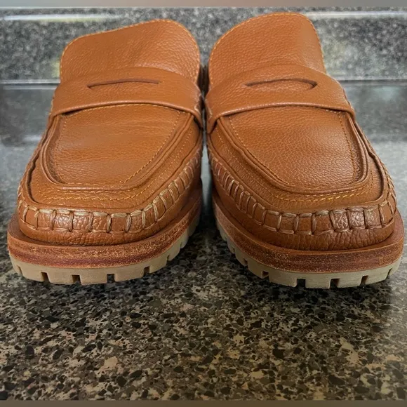 BEKLINA Loafer Mule Cocoa Size 9 ~ Look New Worn Indoors Loafers Mules