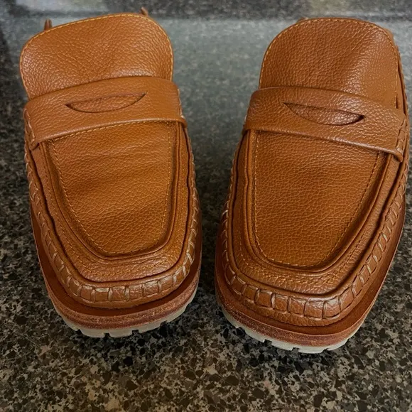 BEKLINA Loafer Mule Cocoa Size 9 ~ Look New Worn Indoors Loafers Mules