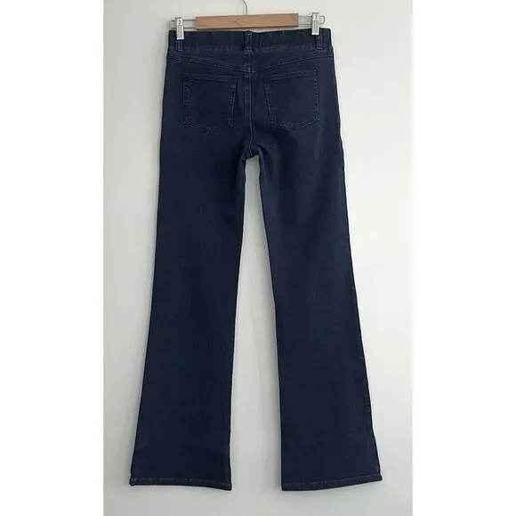 Betabrand Boot-Cut 4-Pocket Betabrand Yoga Denim Jean Indigo Wash Sz S