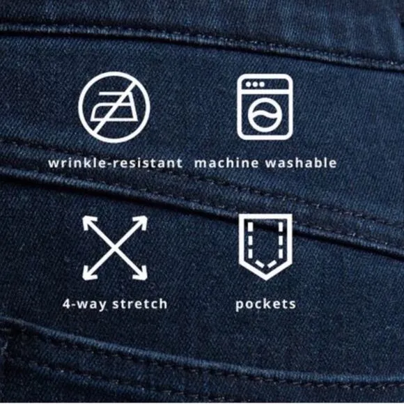 Betabrand Boot-Cut 4-Pocket Betabrand Yoga Denim Jean Indigo Wash Sz S