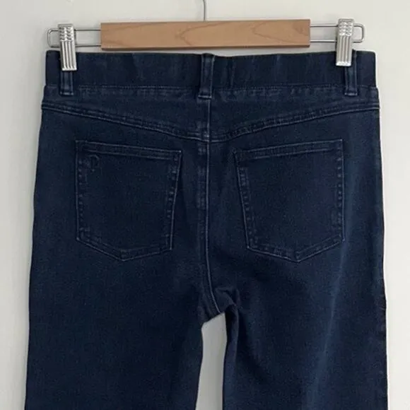 Betabrand Boot-Cut 4-Pocket Betabrand Yoga Denim Jean Indigo Wash Sz S