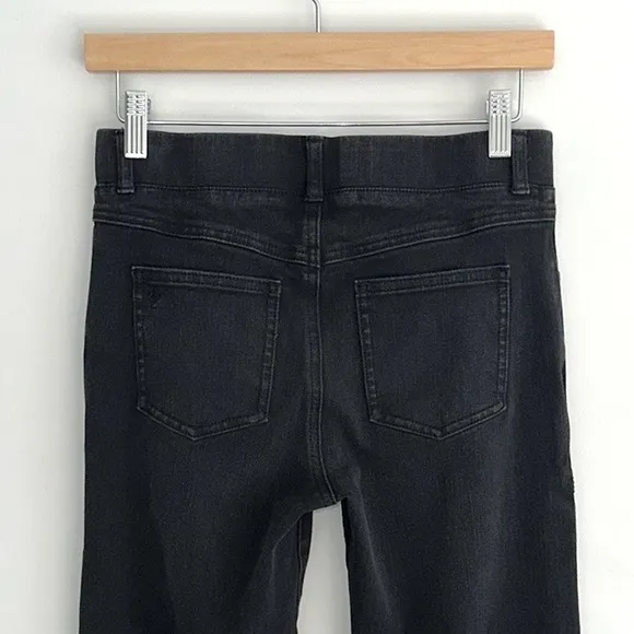 Betabrand Boot-Cut 4-Pocket Yoga Denim Jean in Washed Black
