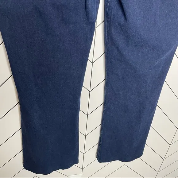 Betabrand | Bootcut Denim Yoga Pants Pull On Stretch Jeans Size 2XL PETITE