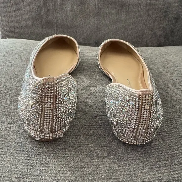 Betsey Johnson Rhinestone Ballet Flats