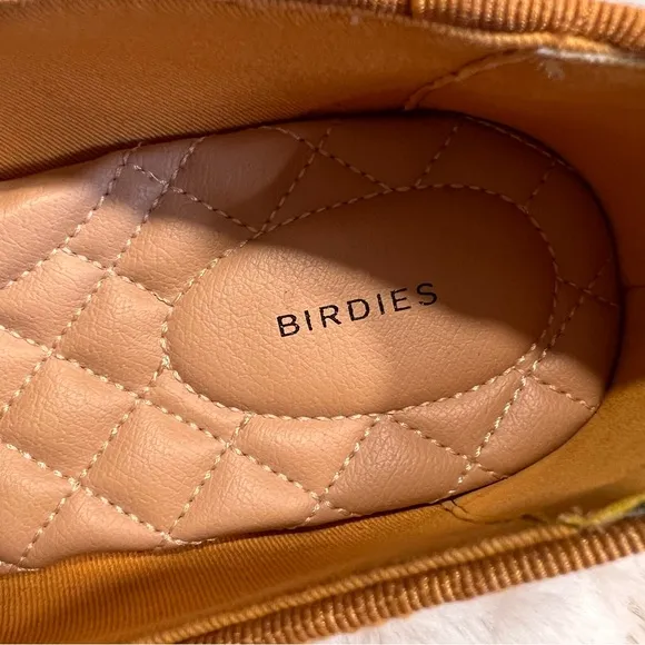 Birdies The Starling Maize Raffia Woven Loafers Sz-10