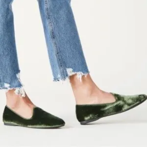 Birdies velvet starling flats size 7.5