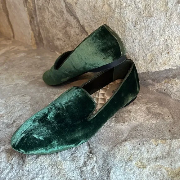 Birdies velvet starling flats size 7.5