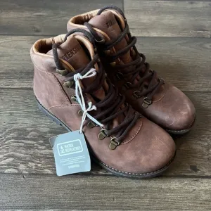 Birkenstocks Women's Jackson Natural Leather Nubuck Boots Brown Size 7