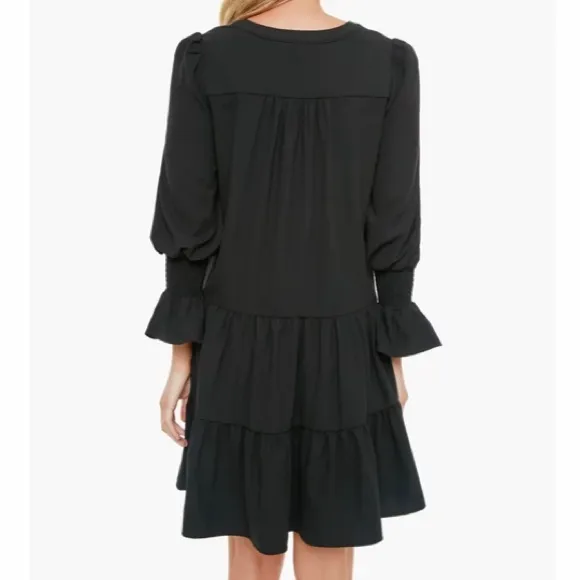 Black Crepe Kenzo DressPOMANDER PLACE