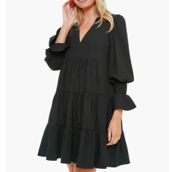Black Crepe Kenzo DressPOMANDER PLACE