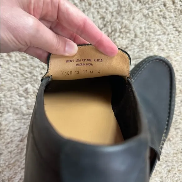 Black Leather Driving Loafers