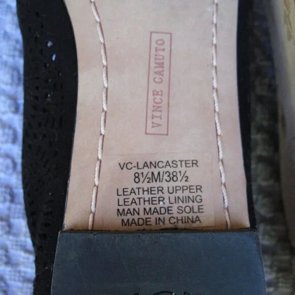 Black Laser Cut Flats