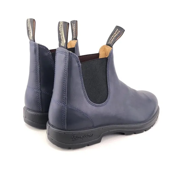 Blundstone Classic #2246 Navy Leather Chelsea Boots AU 10