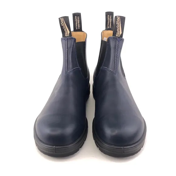 Blundstone Classic #2246 Navy Leather Chelsea Boots AU 10