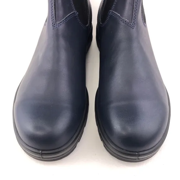Blundstone Classic #2246 Navy Leather Chelsea Boots AU 10
