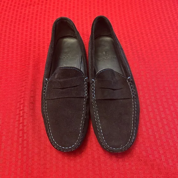 Bobbies Paris Men’s Drivers Loafers Black Size 43 Men’s Size 9.5 Womens 11
