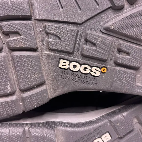 Bogs Shale Mid Glacial Grip Leather Outdoor, Work Boots Reinforced Toe Mens 15