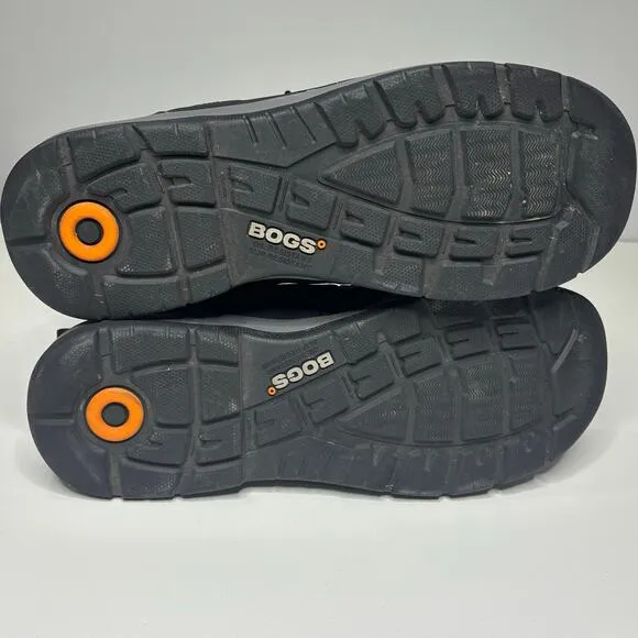 Bogs Shale Mid Glacial Grip Leather Outdoor, Work Boots Reinforced Toe Mens 15