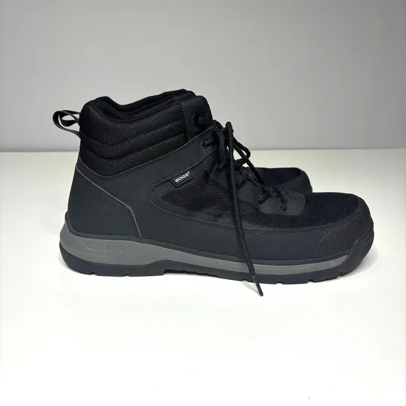 Bogs Shale Mid Glacial Grip Leather Outdoor, Work Boots Reinforced Toe Mens 15